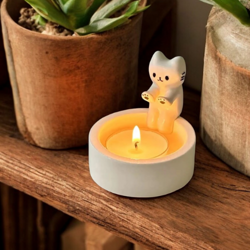 The Cat Candle Holder