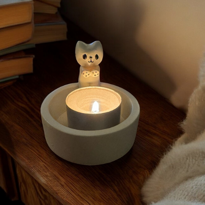 The Cat Candle Holder