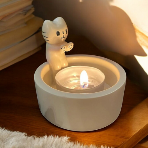 The Cat Candle Holder