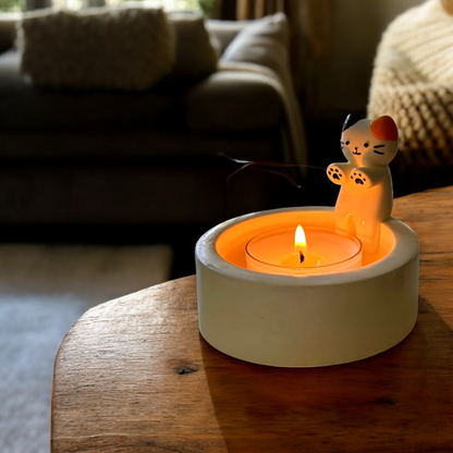 The Cat Candle Holder