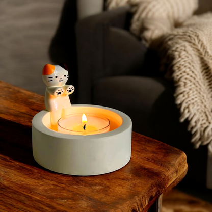 The Cat Candle Holder