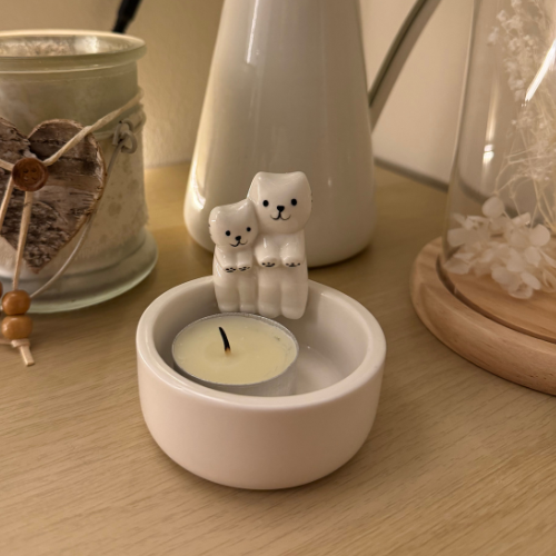 The Cat Candle Holder