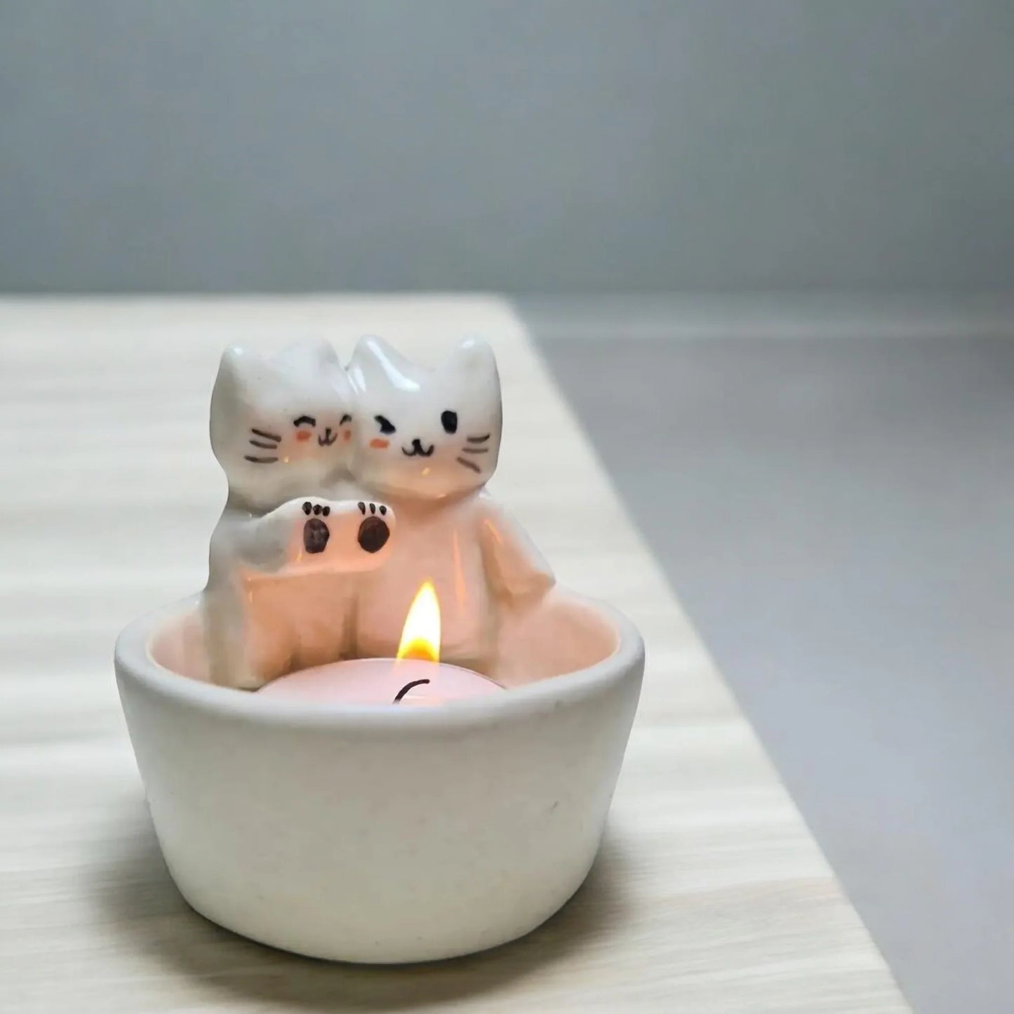 The Cat Candle Holder